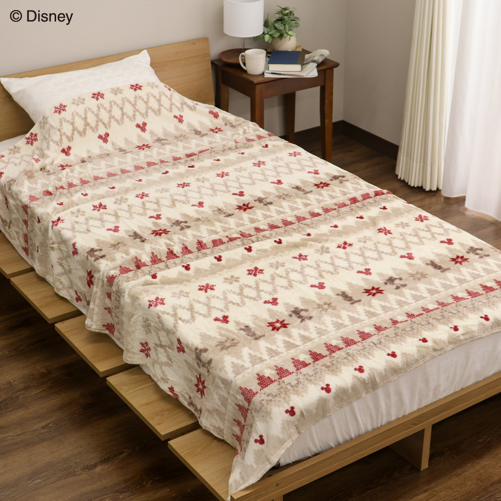 Disney（ディズニー） ディズニーデザイン フランネル毛布 シングル