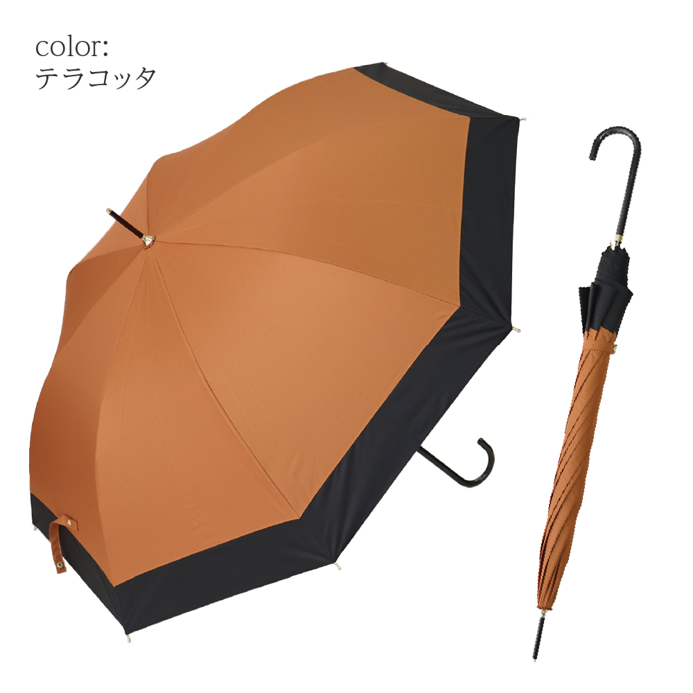 ブルーレーベルクレストブリッジ新品イエロー 雨傘 / 長傘 晴雨兼用 紫外線遮蔽 晴雨兼用傘 日傘 雨傘 軽量 大きめ ワイド 58cm 8本骨 紫外線・日差し
