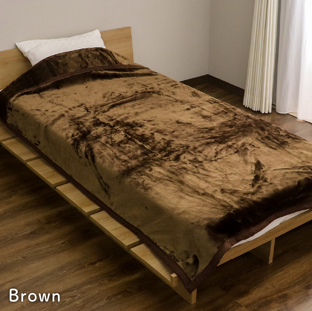 毛布 アクリル 吸湿発熱 二枚合わせ毛布 シングルサイズ 140×200cm