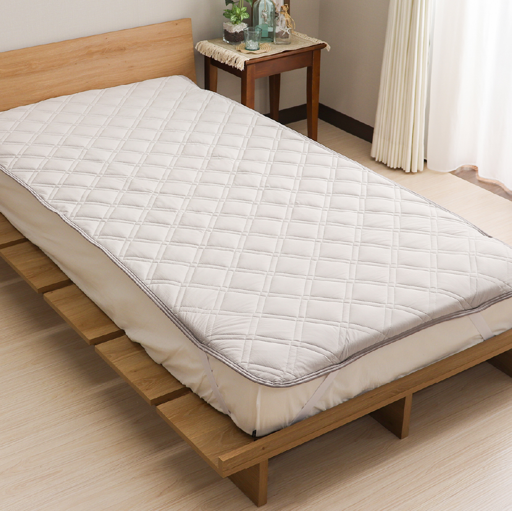 敷きパッド シングルサイズ 約100×205cm 接触冷感 敷パッド Q-max値