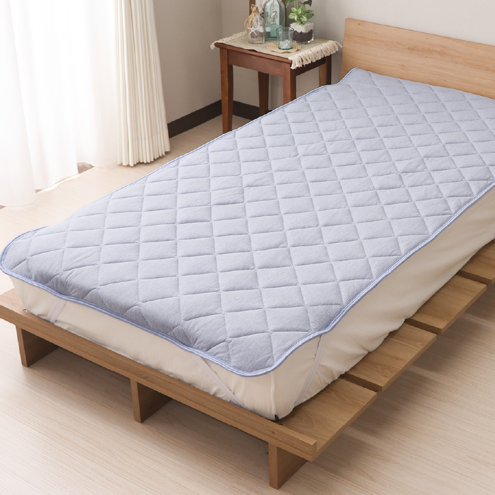 敷きパッド シングルサイズ 100×205cm 接触冷感 敷パッド Q-max値0.57