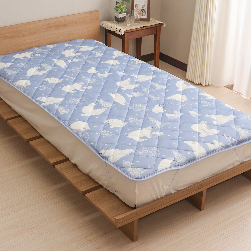西川 接触冷感敷きパッド シングルサイズ 100×205cm ひんやり クール