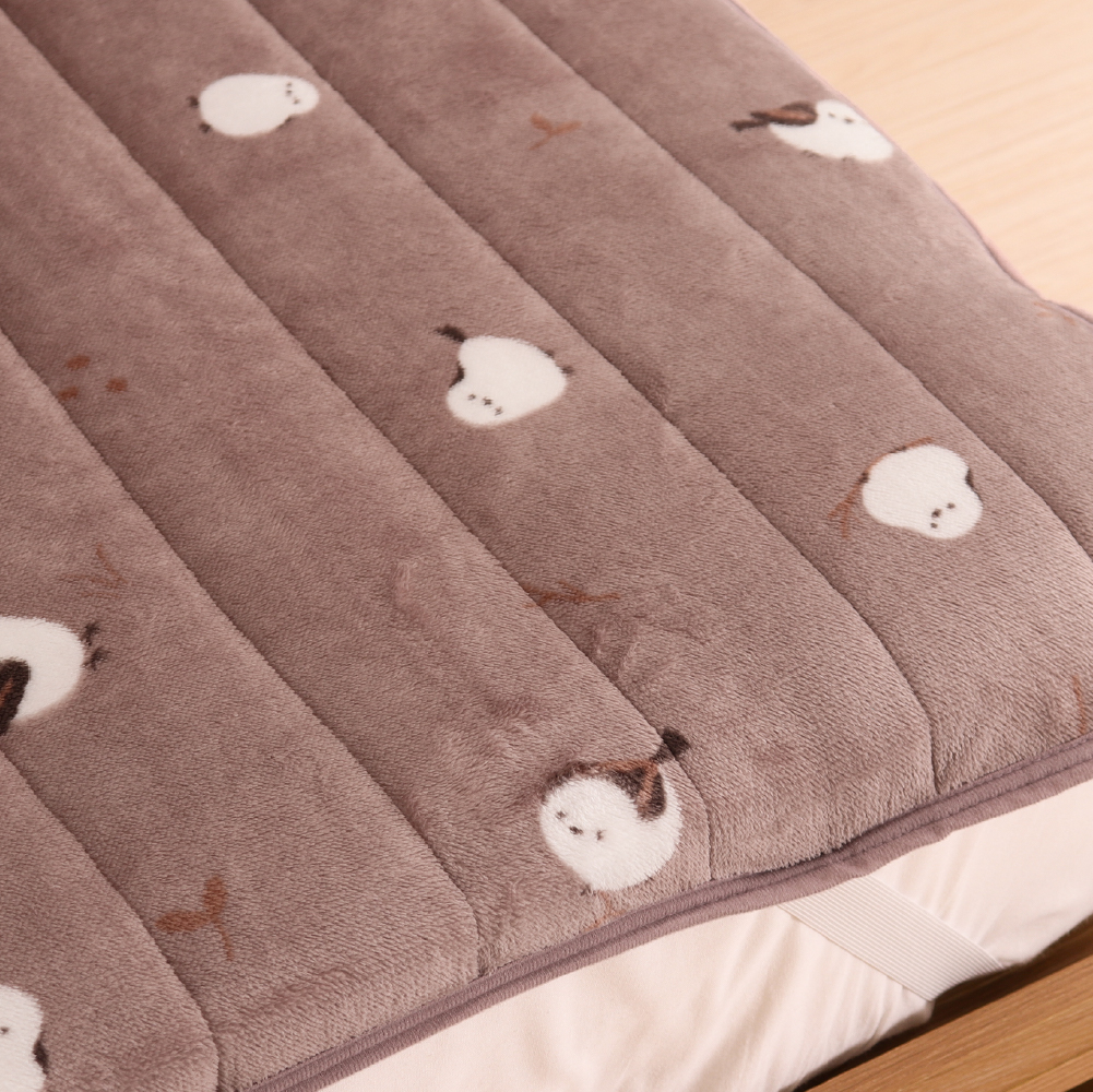 シャルレあったか敷きパッド シングル 100x205 cm あったか敷きパッド シングルサイズ 約100×200cm フランネル 薄手