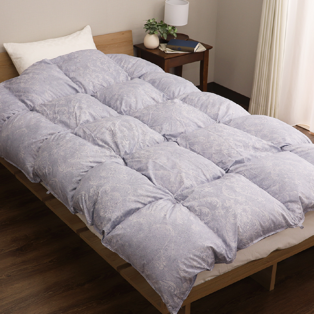 ポーランド産ホワイトダックダウン布団 150×210cm 羽毛布団 シングルロングサイズ 150×210cm ポーランド産ホワイトダック