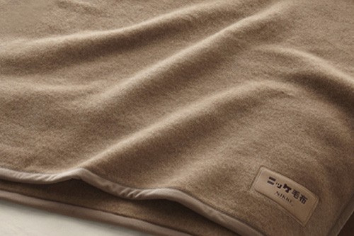 ニッケ キャメル100% 毛布 シングル 140×200cm CAML30404 日本製