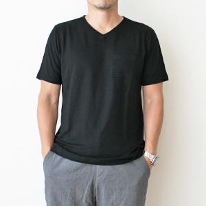 tシャツ ユニセックス 速乾 プレミアム リネン100％ Vネック 日本製