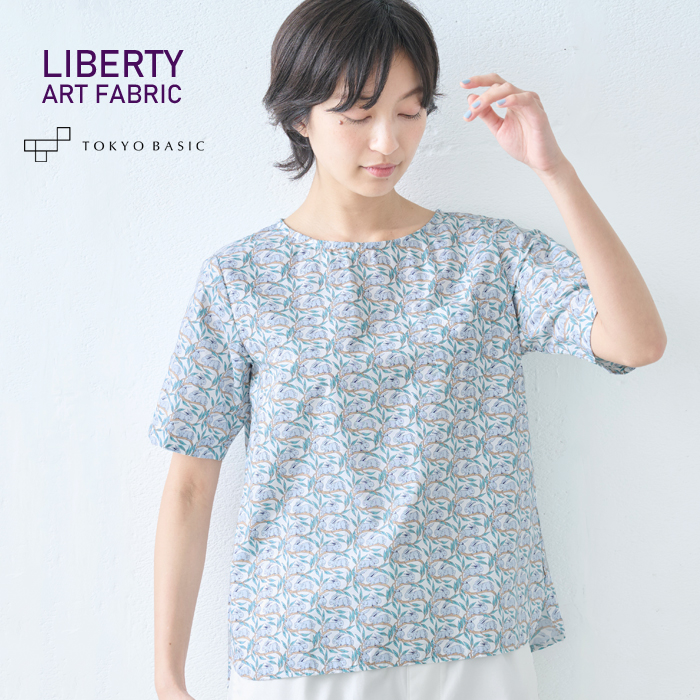 LIBERTY. リバティ ブラウス リバティプリント Tシャツブラウス