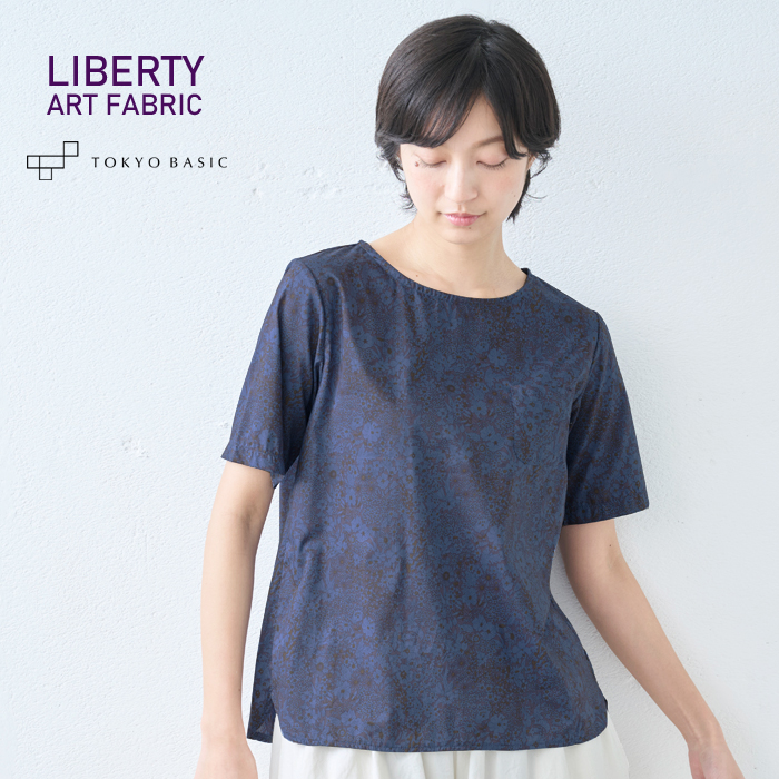 LIBERTY. リバティ ブラウス リバティプリント Tシャツブラウス
