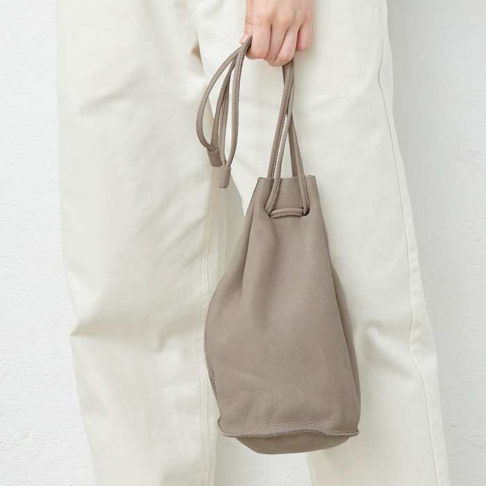 巾着バッグ レザー 革 レディース しなやかで柔らかい 本革 巾着 バッグ esperanto 日本製 ESP-6560