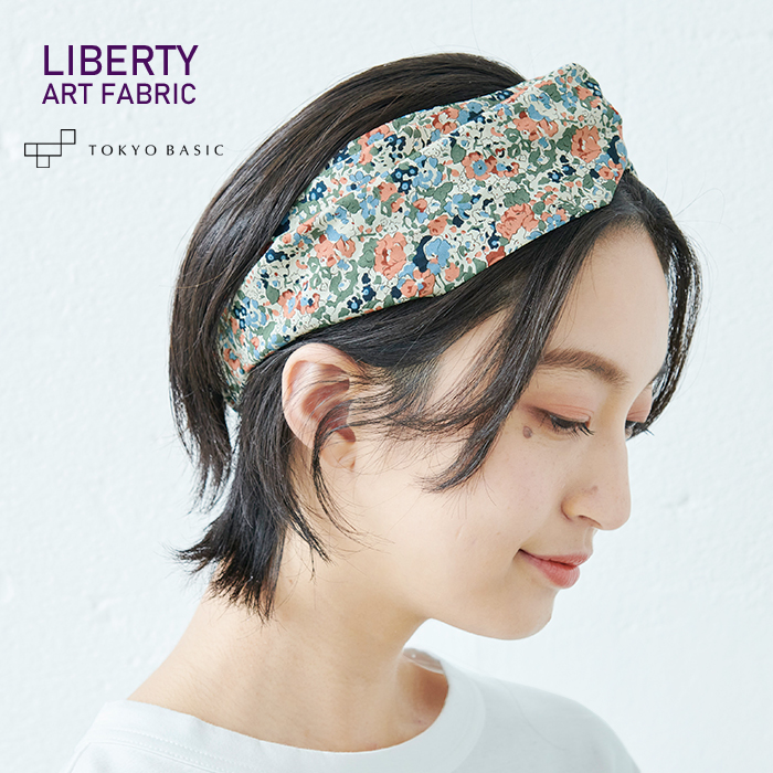 リバティ プリント ヘアバンド 日本製 ヘアターバン :tb-2106-12:TOKYO