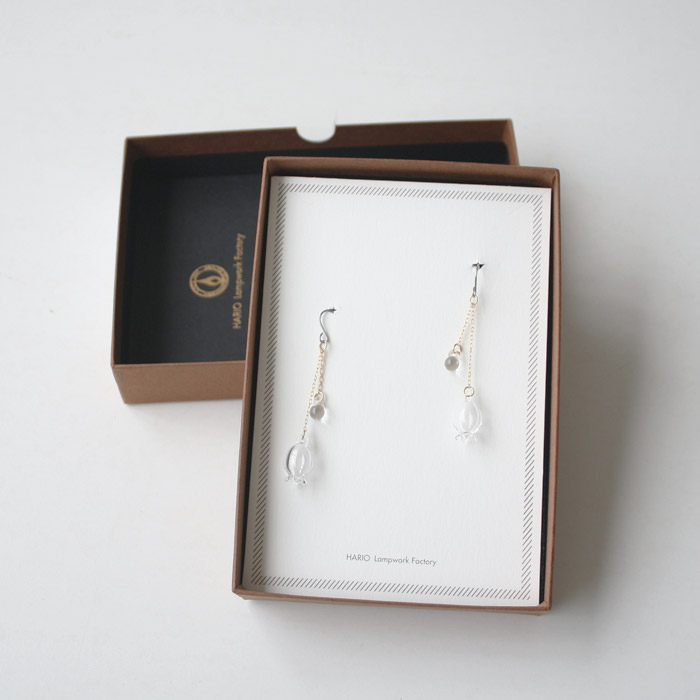 アクセサリー レディース HARIO Lampwork Factry ピアス リリー HAP-L-002 日本製 ガラス ハリオ 30代 40代 50代 爆買 |  | 11