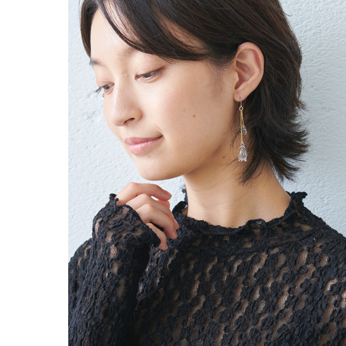 アクセサリー レディース HARIO Lampwork Factry ピアス リリー HAP-L-002 日本製 ガラス ハリオ 30代 40代 50代 爆買 |  | 06