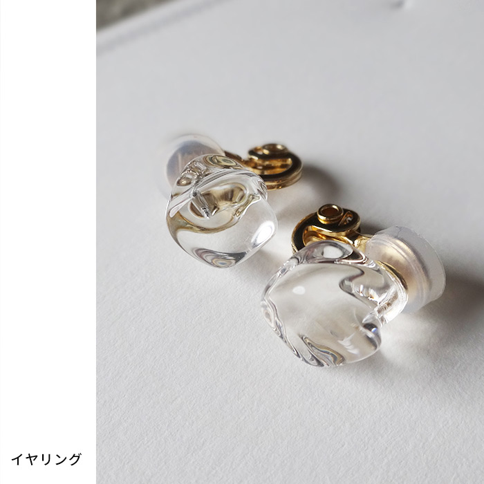 ガラス イヤリング hario フロート HARIO Lampwork Factry 日本製 HAA-FT-Eの画像