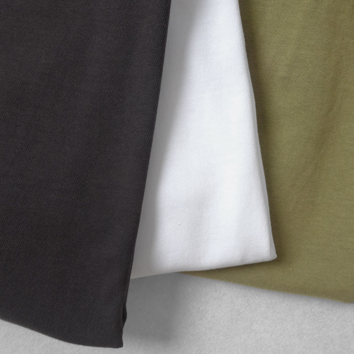 半袖tシャツ レディース カットソー メンフィス コットン100% ドロップショルダー Tシャツ 日本製 40代 50代 五分袖 5分袖 半袖 | TOKYO BASIC | 18