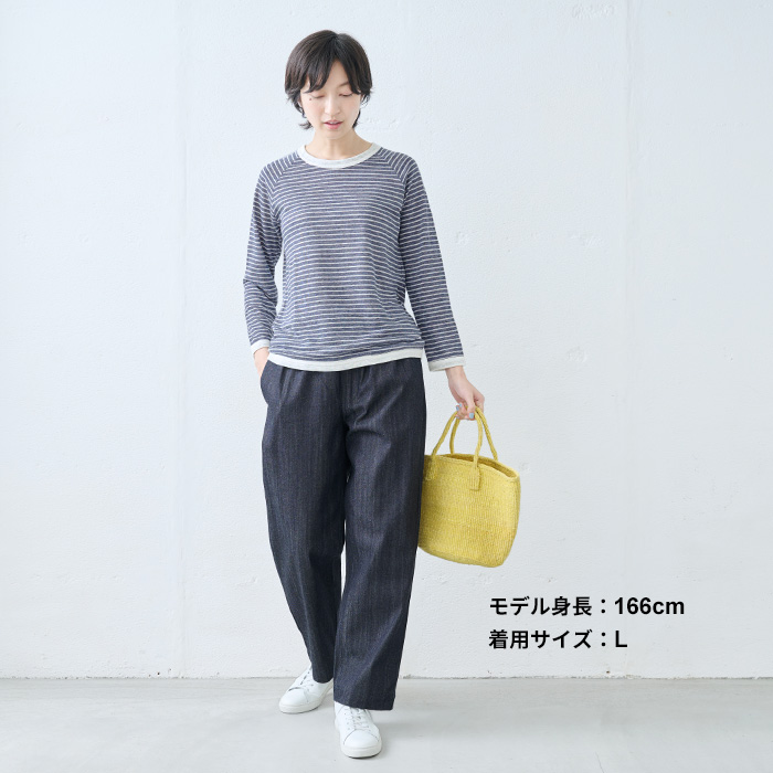 TOKYO BASIC ボーダー tシャツ レディース ロンt 50代 40代 日本
