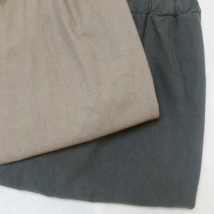 ワイドパンツ レディース 50代 40代 イージーパンツ 日本製 桐生染め コットン リネン ワイドパンツ | TOKYO BASIC | 16