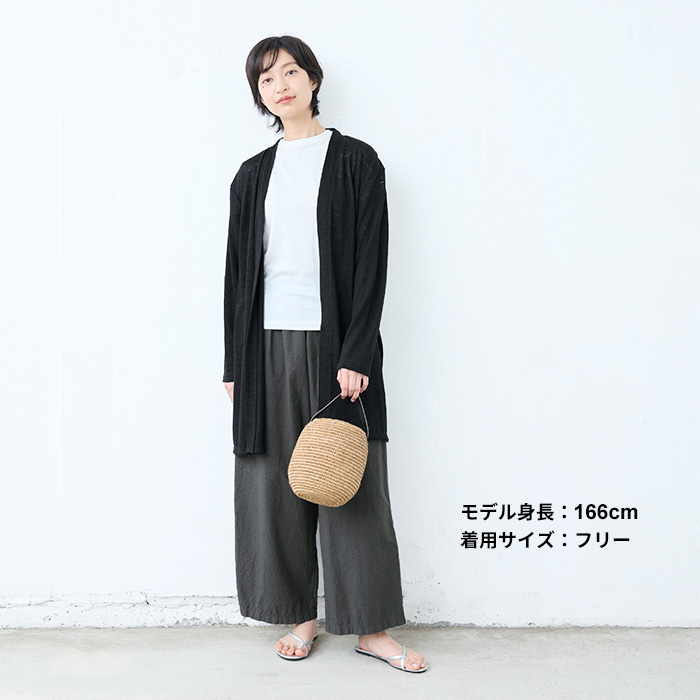 tom-tomさま専用 未使用級✨セオリー　25SS　カーディガン　半袖　ブラッ TOKYO BASIC ロングカーディガン サマーカーディガン レディース