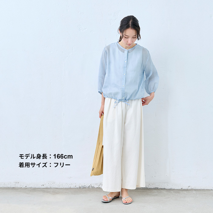 TOKYO BASIC レディース トップス シアーシャツ 麻(ラミー)100