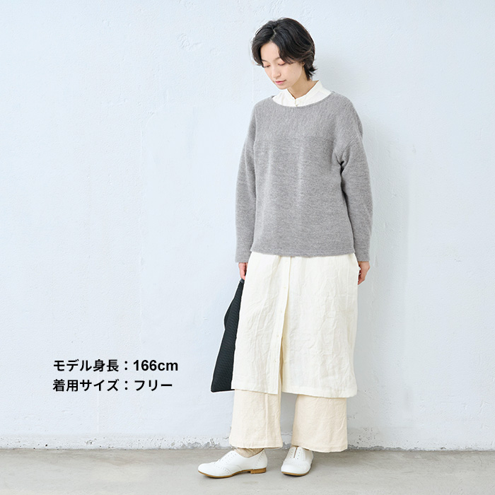 ワンピース レディース 長袖ワンピース 40代 50代 秋 羽織り 日本製 40番手フレンチリネン100% シャツワンピース | TOKYO BASIC | 12