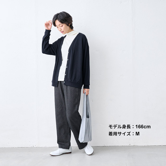 パンツ レディース ウール混 360度 ストレッチ ストレートパンツ 日本製 ワイドパンツ 冬 パンツレディース | TOKYO BASIC | 16