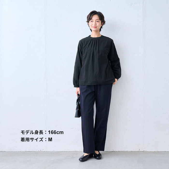 ブラウス 長袖 フォーマル レディース 白ブラウス コットン100% 2枚仕立て シフォンブラウス 日本製 40代 50代 セレモニー 爆買 | TOKYO BASIC | 17