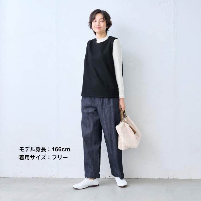 レディース ウールベスト 秋冬 おしゃれ 強圧縮 ウール100% ベスト 日本製 40代 50代 ウール レディースベスト 爆買 | TOKYO BASIC | 13