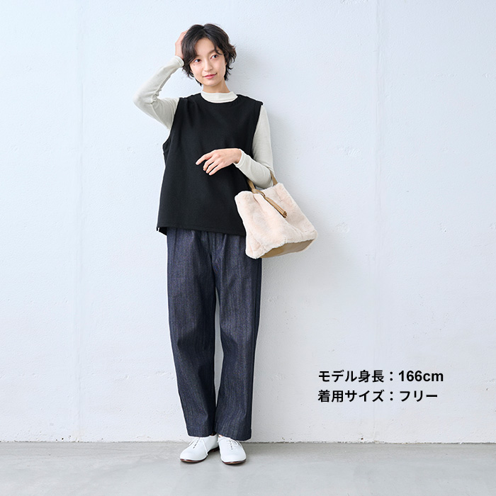 レディース ウールベスト 秋冬 おしゃれ 強圧縮 ウール100% ベスト 日本製 40代 50代 ウール レディースベスト 爆買 | TOKYO BASIC | 14