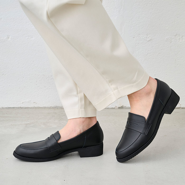 レシピ 靴 recipe ローファー レディース シューズ 軽量 コインローファー RP-566 2E相当 40代 50代 本革 | Recipe | 11