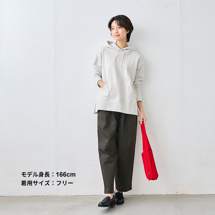 パーカー レディース トップス コットン100% しっかり裏毛の定番パーカー 日本製 レディースパーカー 春パーカー | TOKYO BASIC | 09