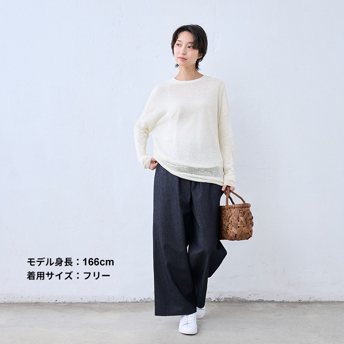 TOKYO BASIC 春ニット サマーニット レディース トップス リネン100