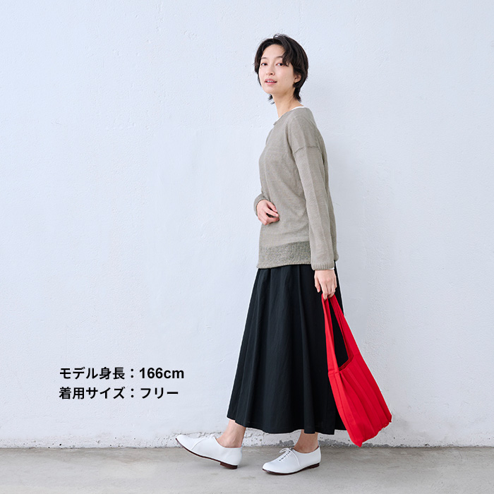 TOKYO BASIC 春ニット サマーニット レディース トップス リネン100