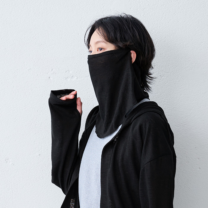 フェイスカバー uv 日焼け防止マスク フェイスガード 日焼け対策 uvマスク 首まで 日本製 プレミアムリネン100% フェイスカバー |  | 13