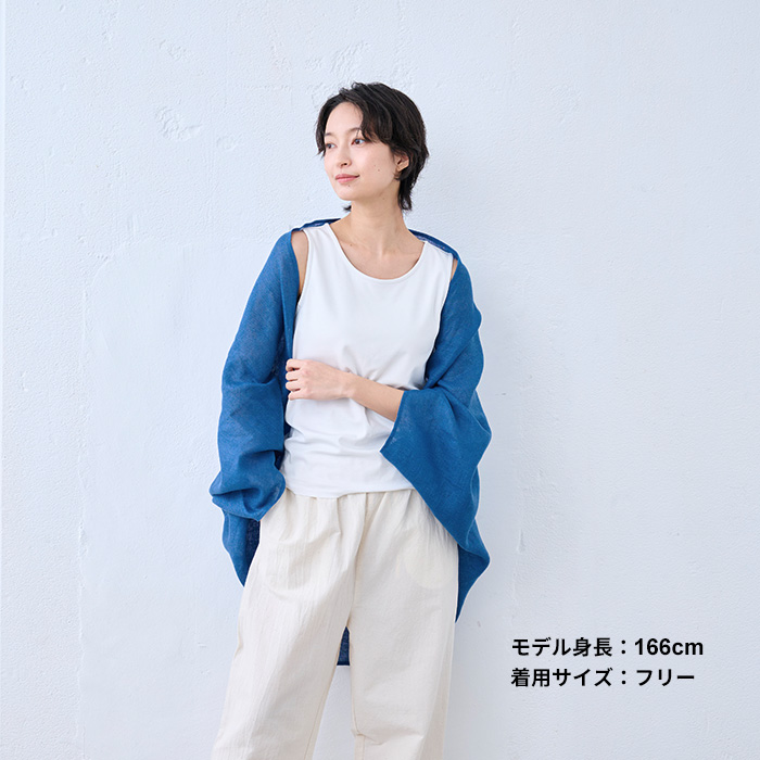 TOKYO BASIC リネン カーディガン レディース 春 夏 ボレロ 40代 50代