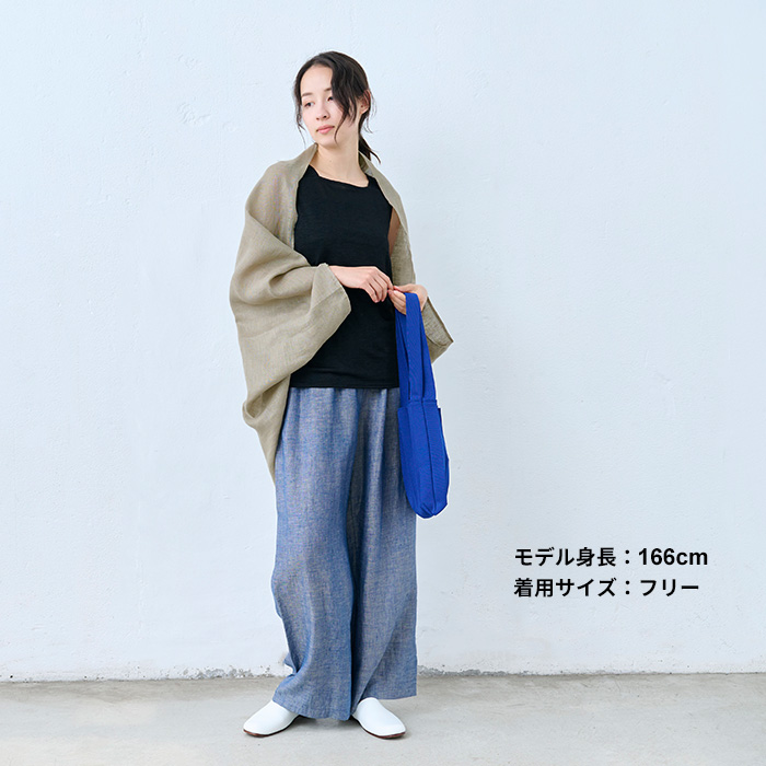 TOKYO BASIC リネン カーディガン レディース 春 夏 ボレロ 40代 50代