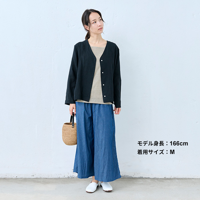ブラ紐を隠せるインナー タンクトップ レディース リネン 日本製 速乾性 抗菌 プレミアムリネン100% ちら見えしない タンクトップ | TOKYO BASIC | 12
