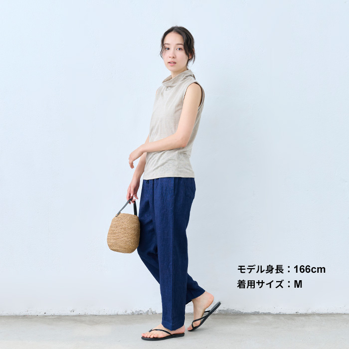 TOKYO BASIC デニムパンツ ジーンズ ワイドデニム 夏デニム リネン