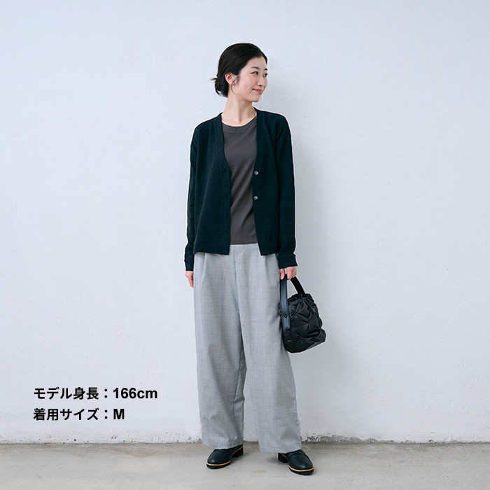 長袖tシャツ レディース トップス カットソー ロンt 日本製 40代 50代 綿 カシミヤ フライス 長袖 プルオーバー | TOKYO BASIC | 15