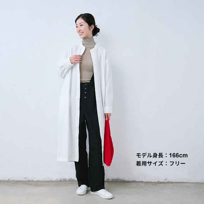 肩紐調節 大人サロペット レディース サスペンダー風 コットン サロペットパンツ 日本製 40代 50代 サロペット オーバーオール | TOKYO BASIC | 13