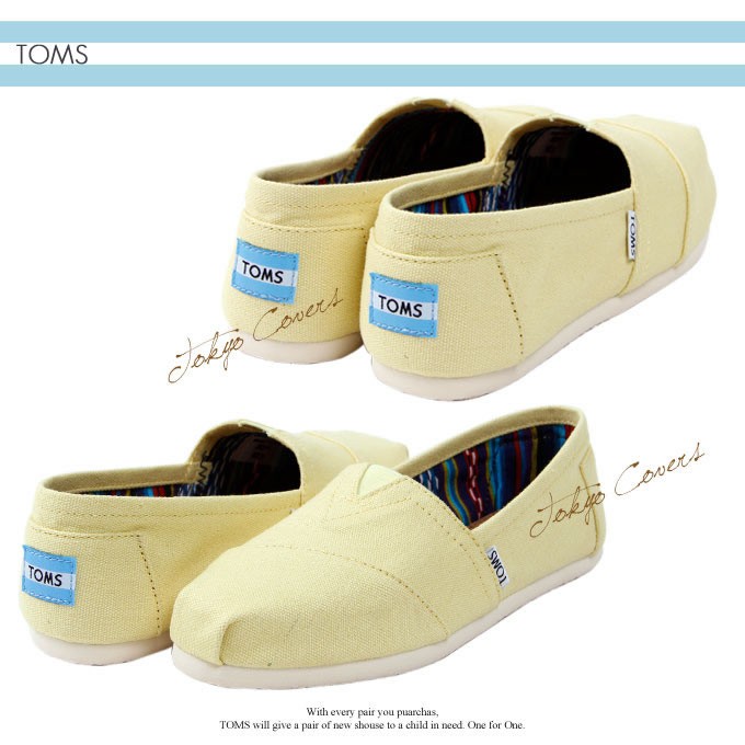 61免费送货62toms tms懒汉鞋鞋女士的画布ウーマンズ元老-日本购