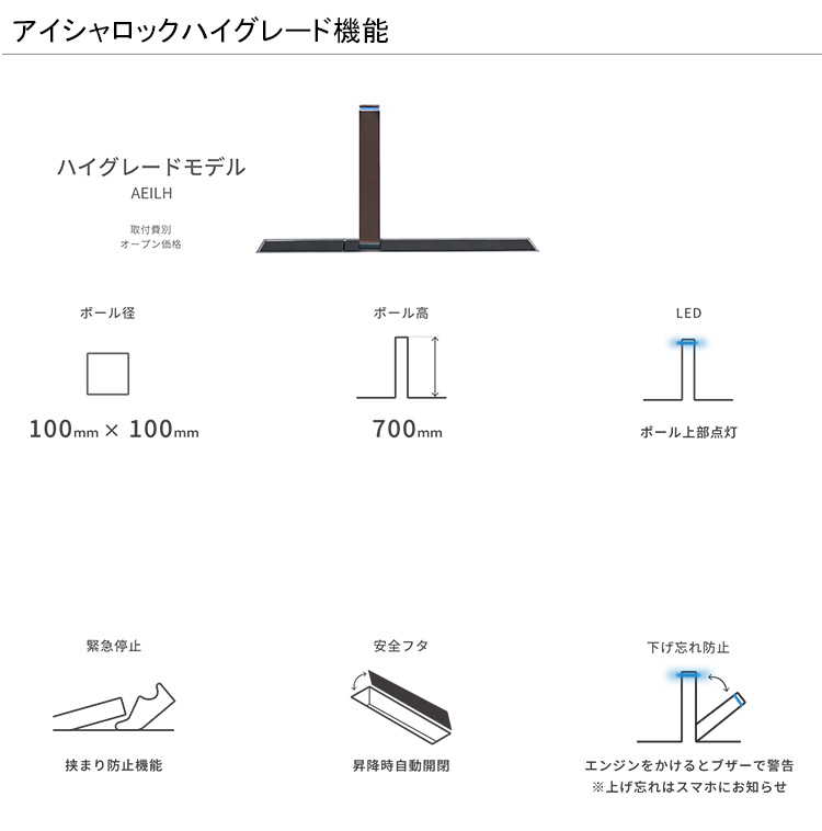 アイシャロック 自動車盗難防止装置 電動式