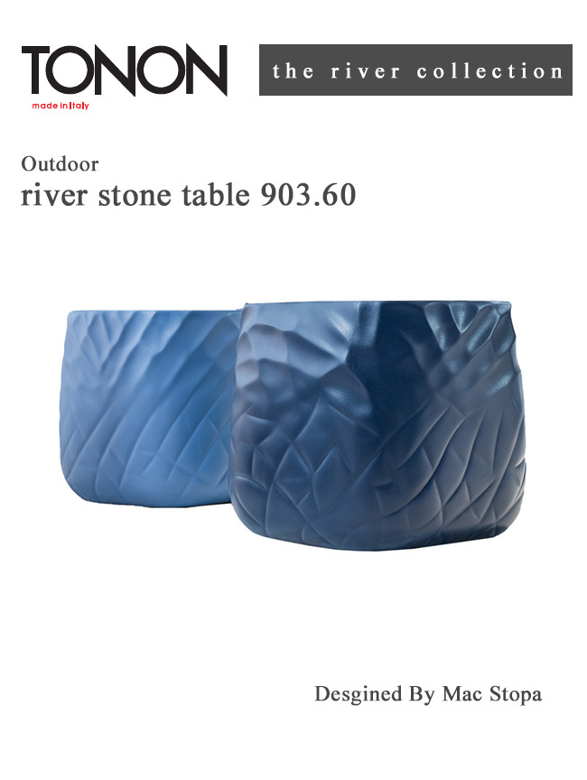 素晴らしい素晴らしいriver Stone Table（リバーストーンテーブル
