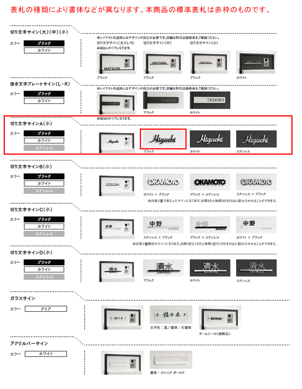 専門店 【LIXIL機能門柱FS】組み合わせ例-3 LEDサインライトなし 仕様