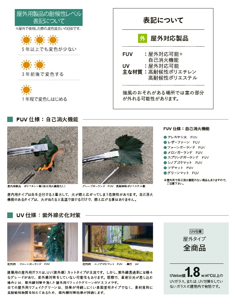 人工植物 リフェイクグリーン