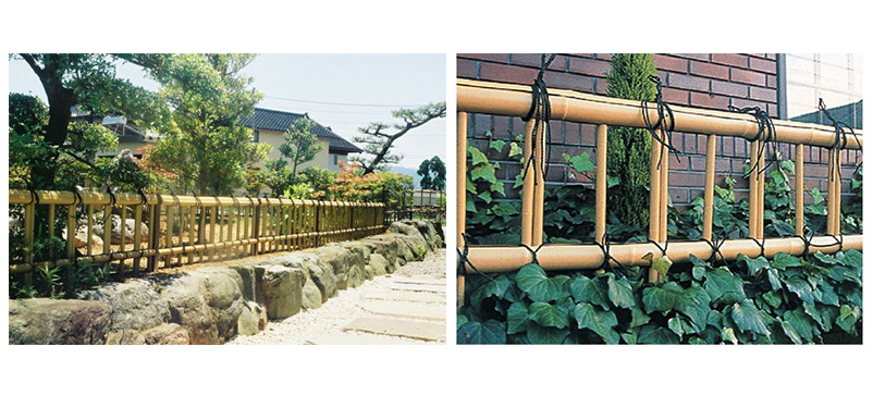 金閣寺垣 人工竹垣