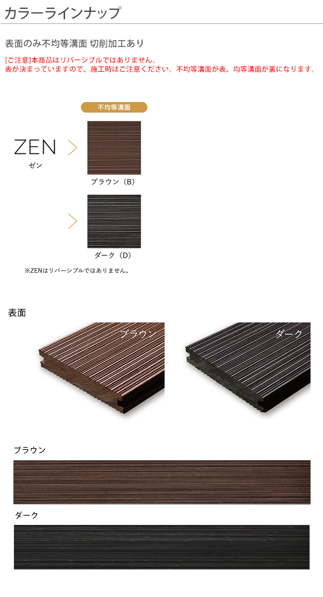 ZEN ゼン 樹脂デッキ床板 デッキ材 高儀 ネオカット 