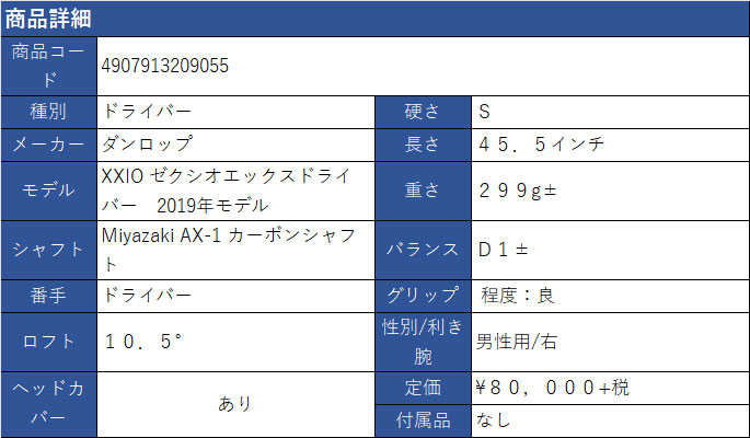 XXIO X 中古 -eks- ゼクシオX ゼクシオ エックス ドライバー