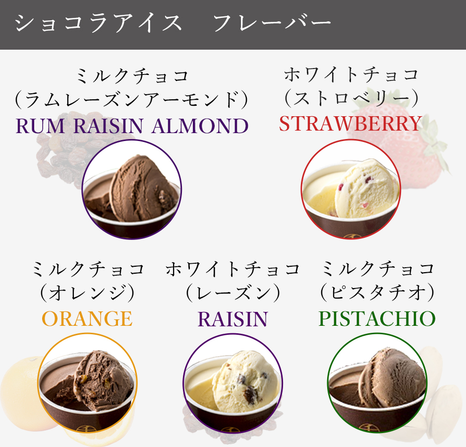 ショコラアイス フレーバー