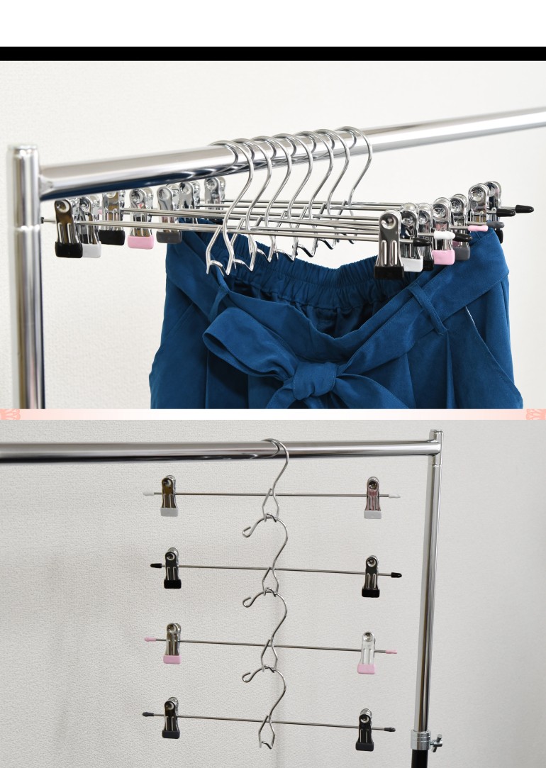 PVCスカートハンガー 20本セット :skirt-hange-20:LIFE MARKET 暮らし・収納・お洗濯 通販  