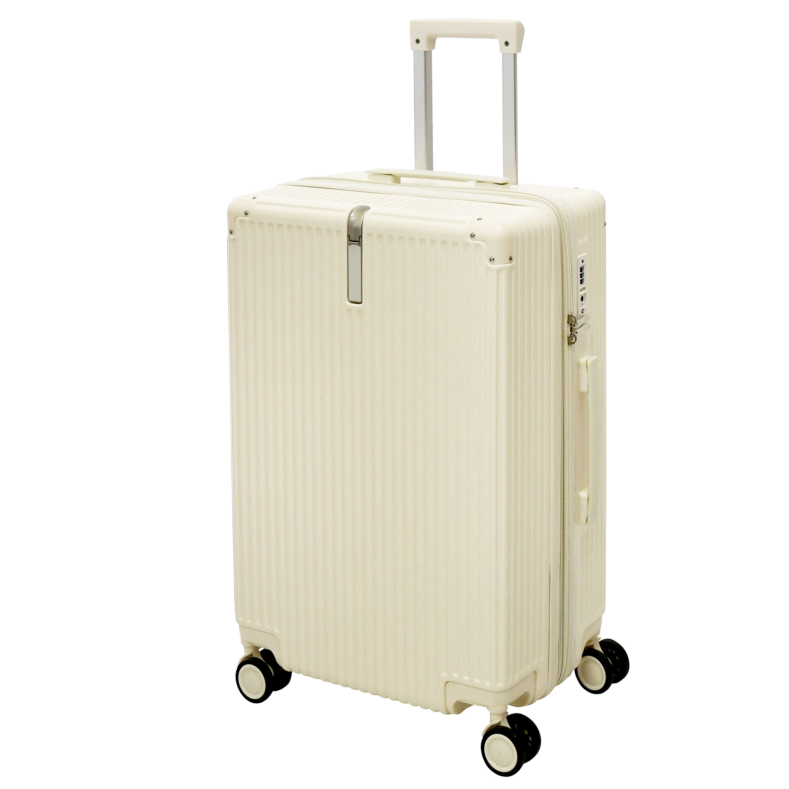 キャリーケース mサイズ スーツケース 容量57L 拡張 かわいい TSA 
