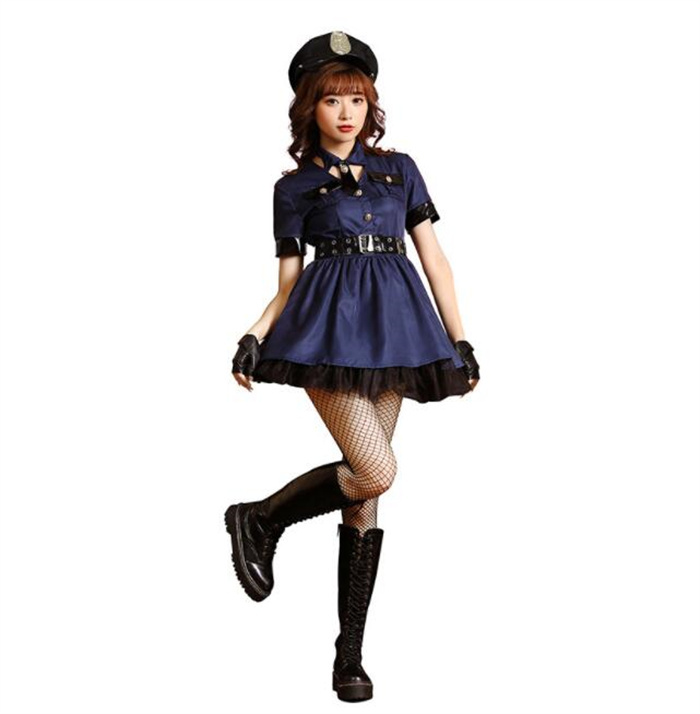 ハロウィンポリス コスプレ コスチューム 大人 コスプレ衣装 コス パンツ 制服 警察官 セクシーコスプレ ショットパンチ イベント 仮装  アダルトコスチューム